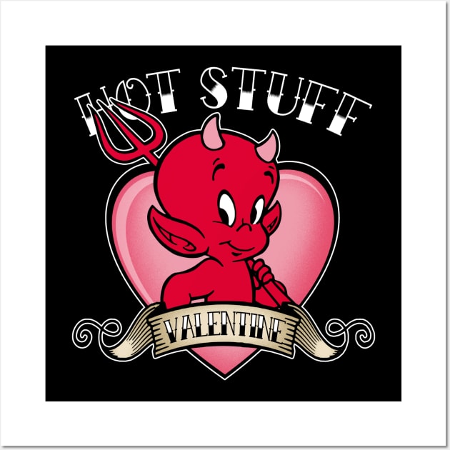 HOT STUFF - Tattoo Heart Wall Art by ROBZILLA